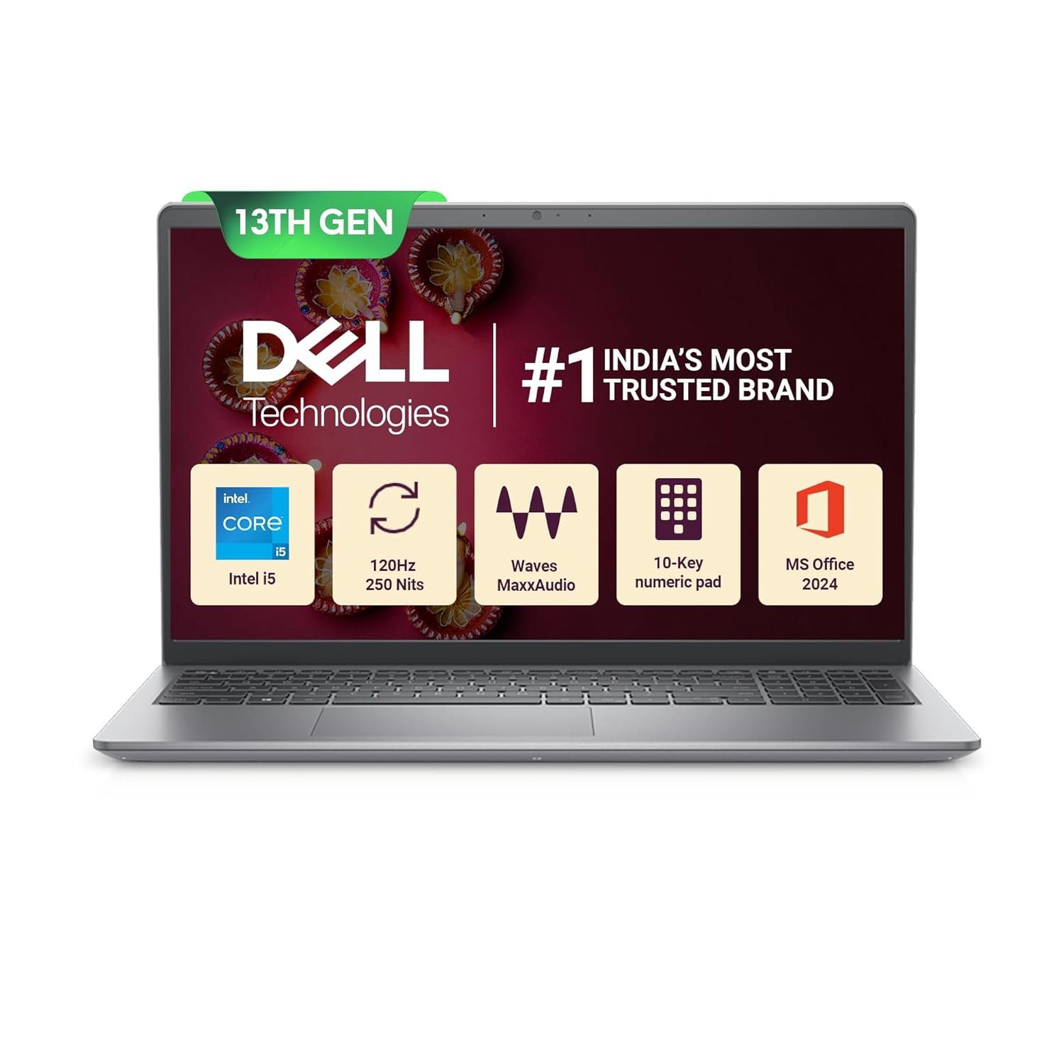 712WiT-wexL._SL1500_ Dell 15, 13th Gen Intel Core i5-1334U (16GB DDR4, 512GB SSD) - Image 1
