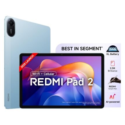 Redmi Pad 2 Wi-Fi + Cellular, Active Pen Support, 27.94cm(11")